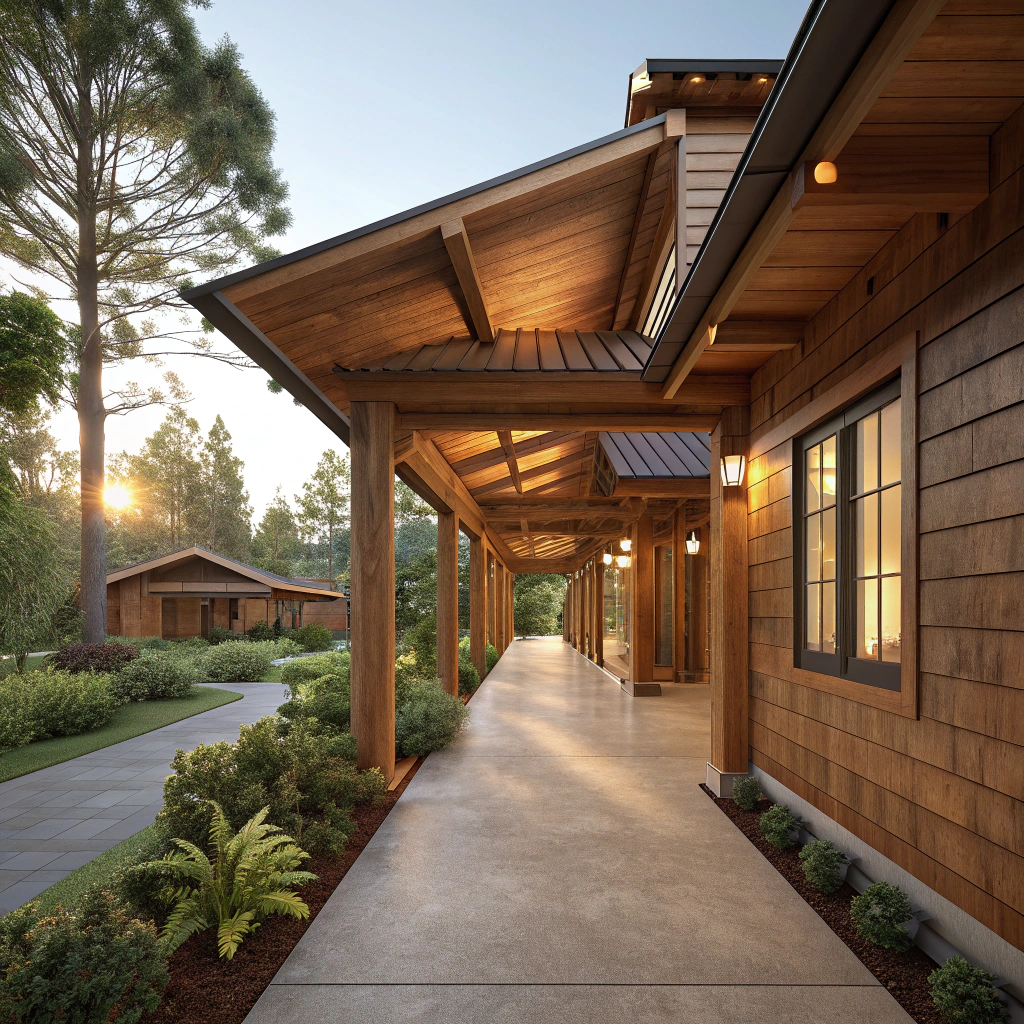 Timber covered walkway attached to a Queenslander home in Ipswich